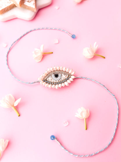 Evil Eye Pearl Brother Rakhi