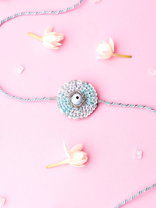 Evil Eye Sequins Brother Rakhi