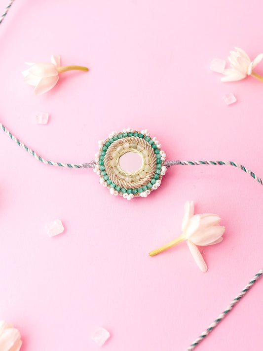 Mirror Green Brother Rakhi