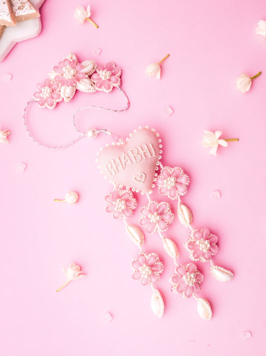 Bhabhi Floral Cowrie Lumba Rakhi