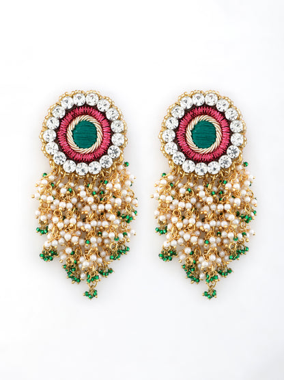 Falguni Green Earrings