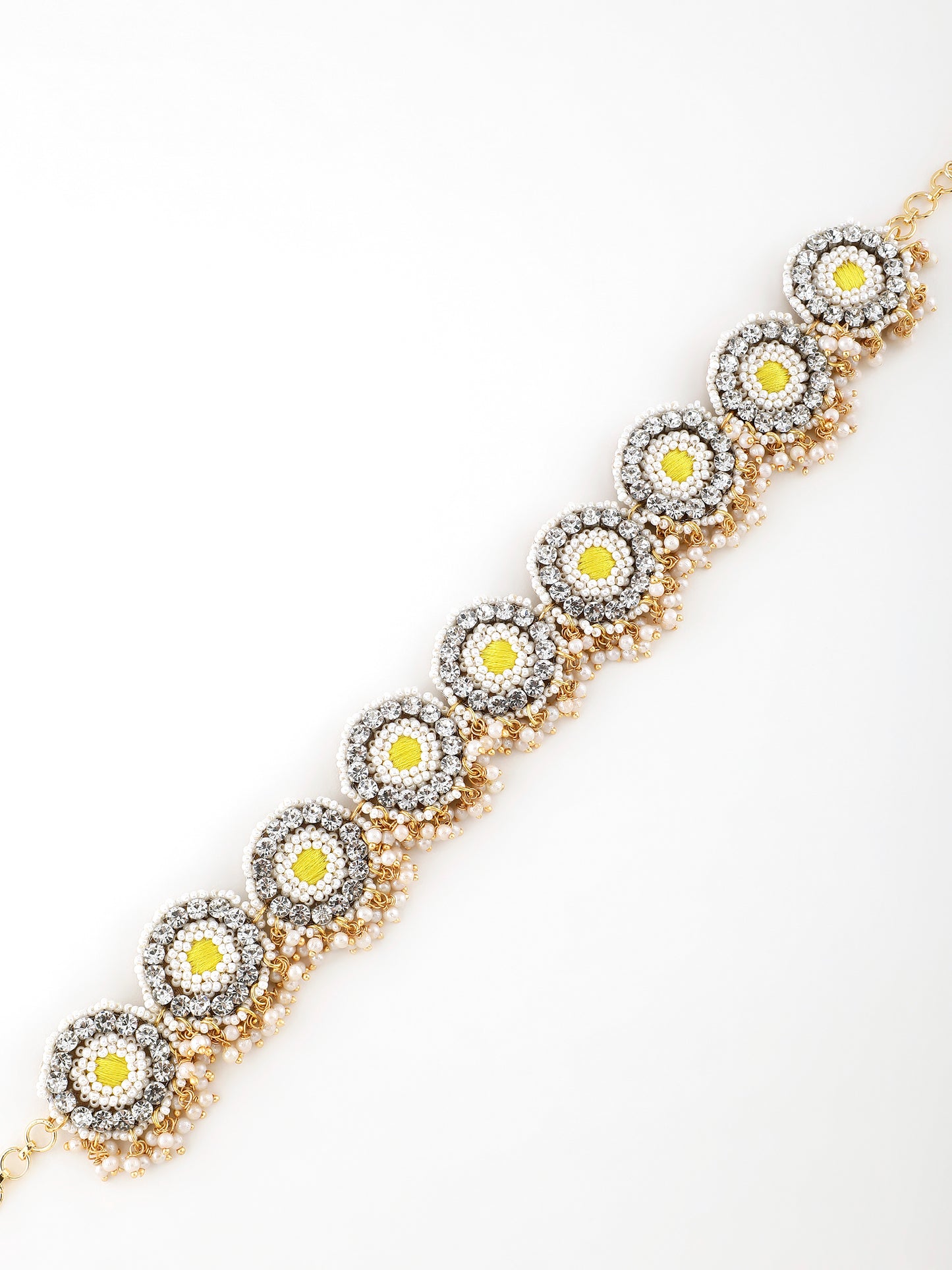 Falguni Yellow Sheeshpatti