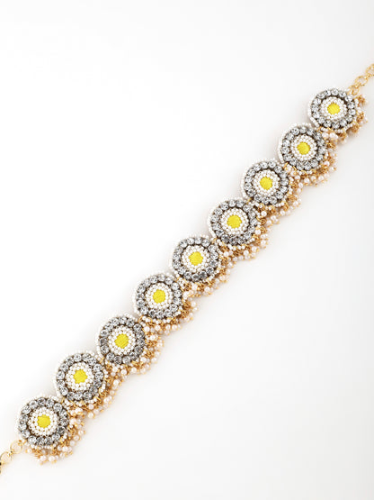 Falguni Yellow Sheeshpatti