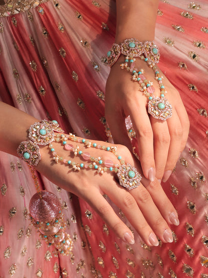 Firoza Pair of Hathphool