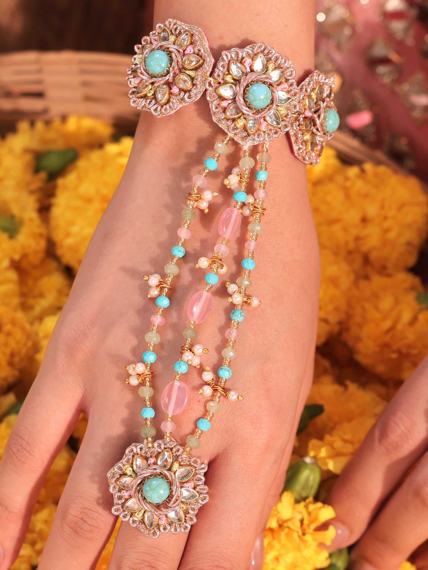 Firoza Pair of Hathphool