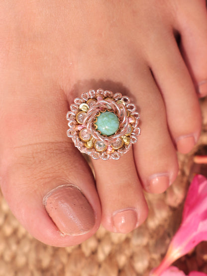 Firoza Toe Ring