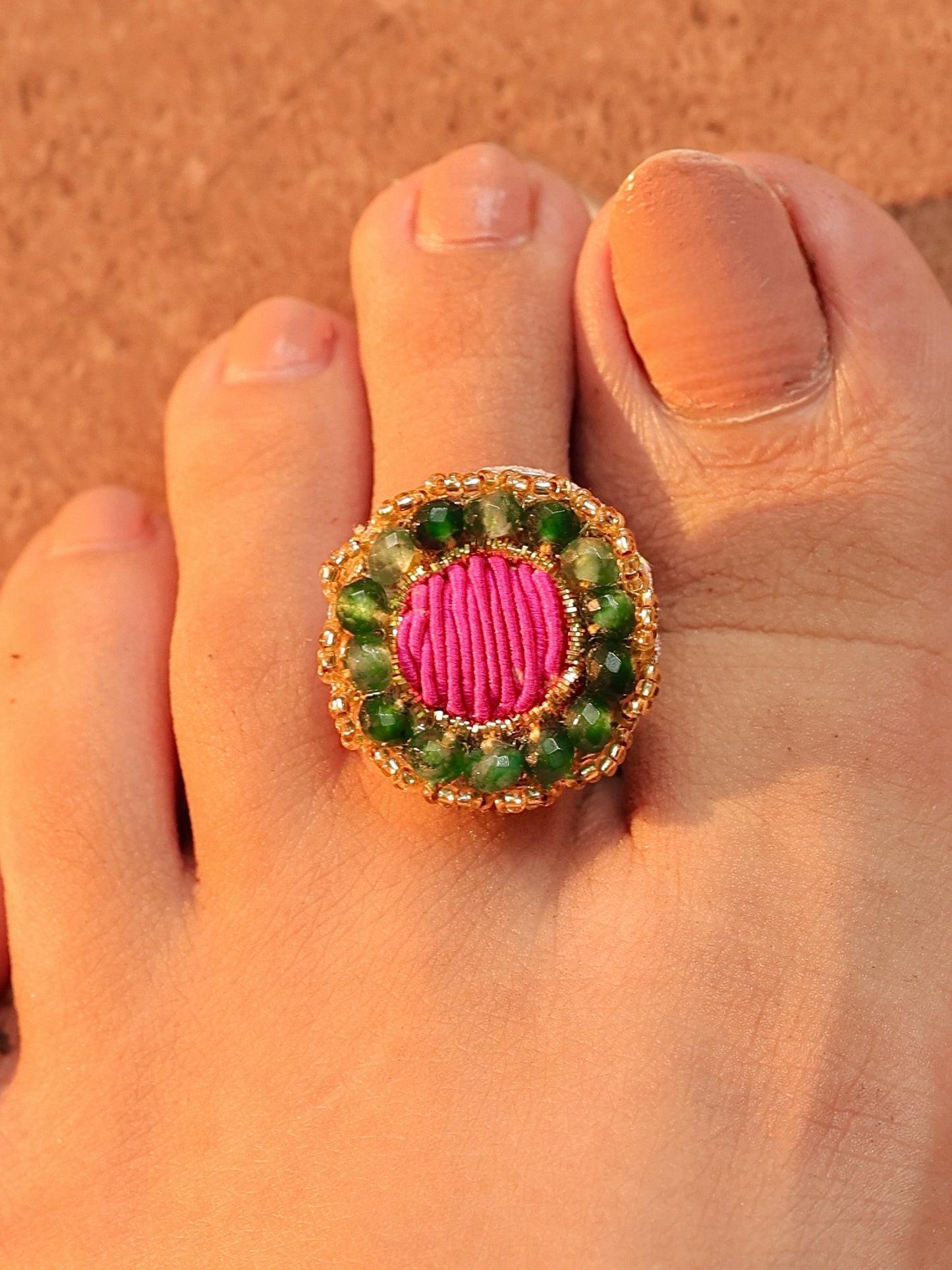 Gulabo Toe Ring