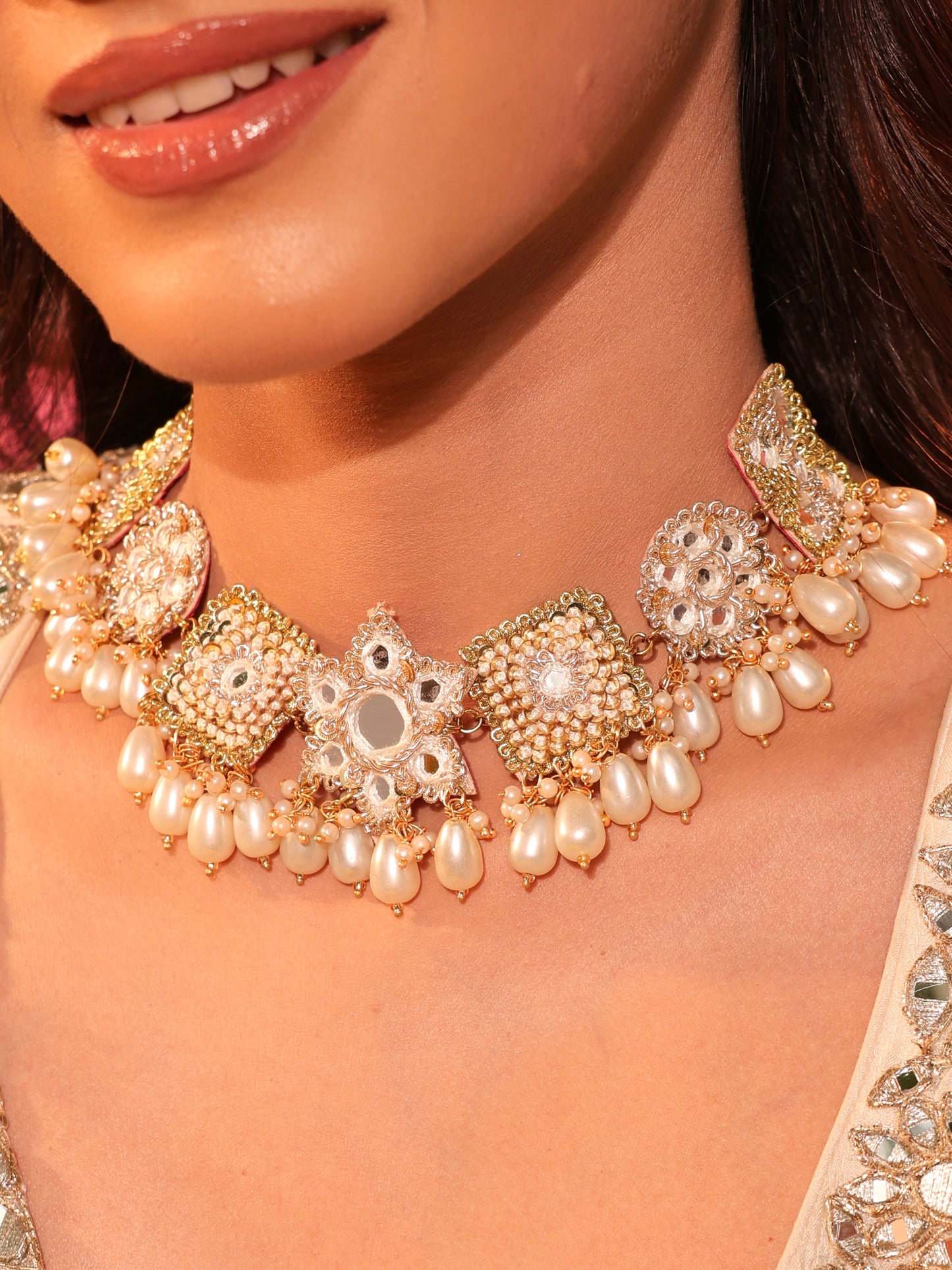 Gul Sitara Gold Choker