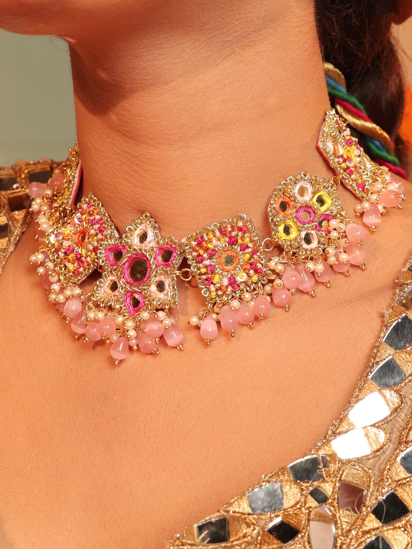 Gul Sitara Multi Choker