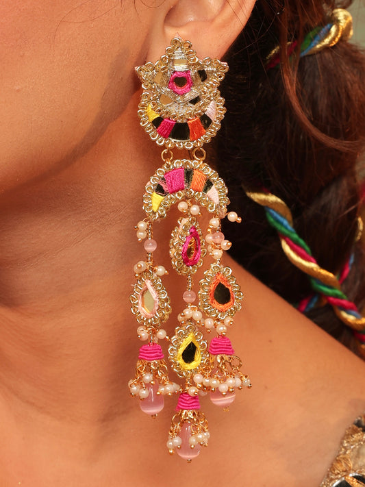 Gul Sitara Multi Earrings
