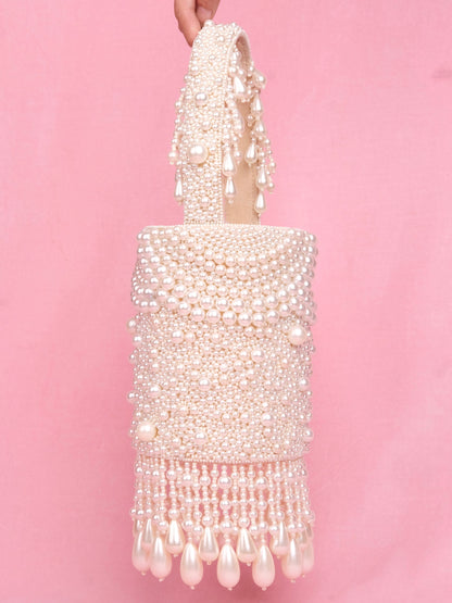 Ivory Skies Bucket Bag