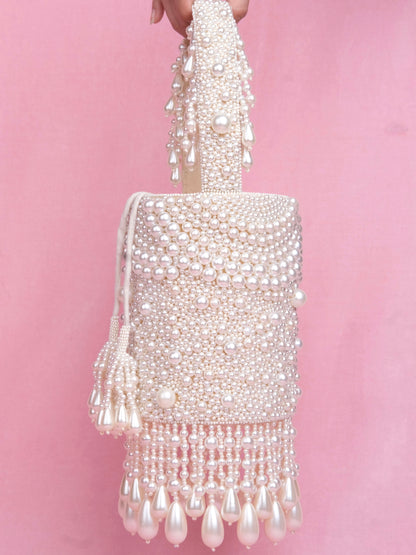 Ivory Skies Bucket Bag