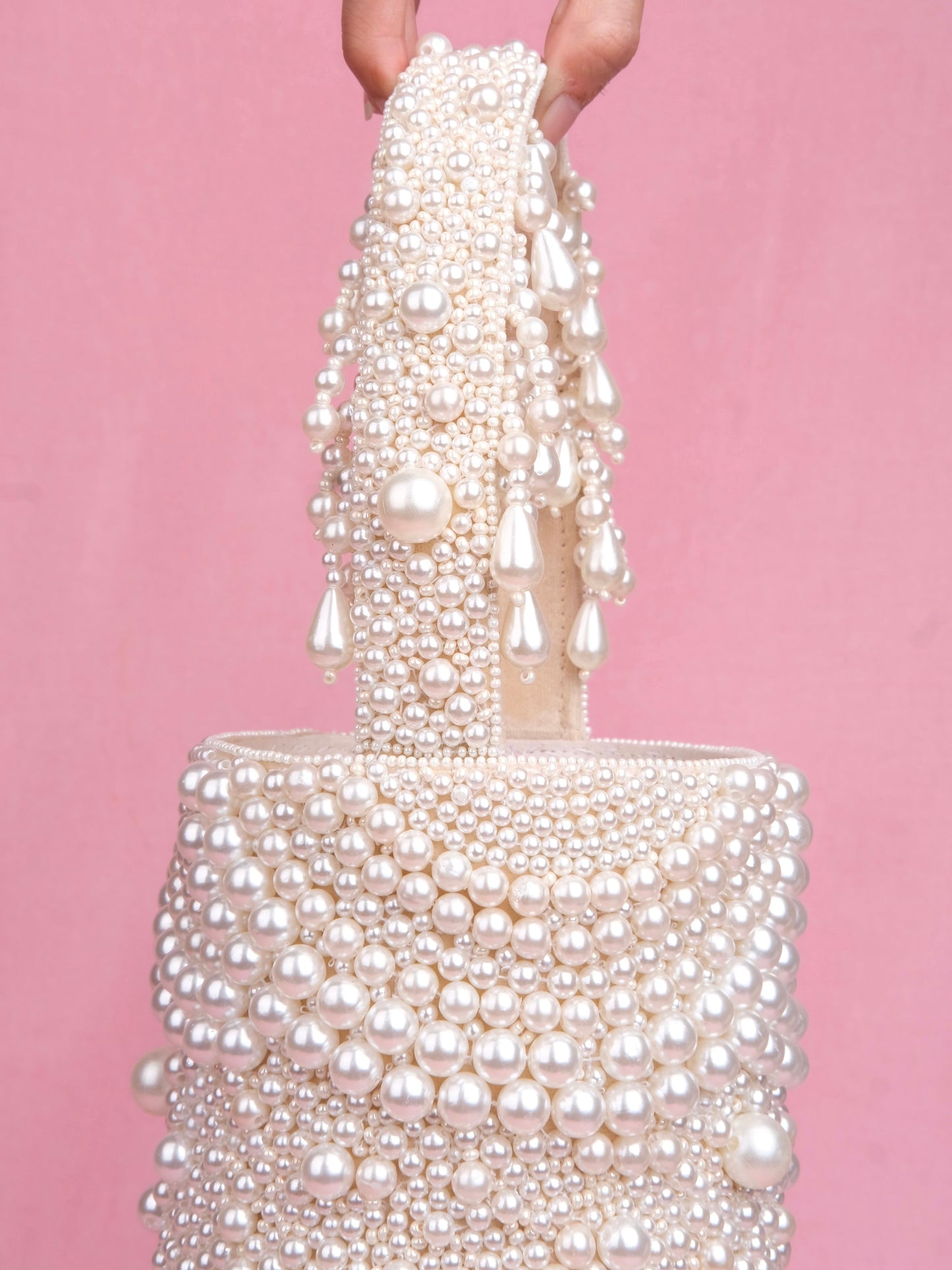 Ivory Skies Bucket Bag