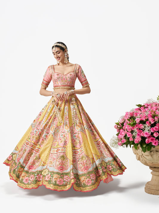 Dilruba Lehenga Set - Multi
