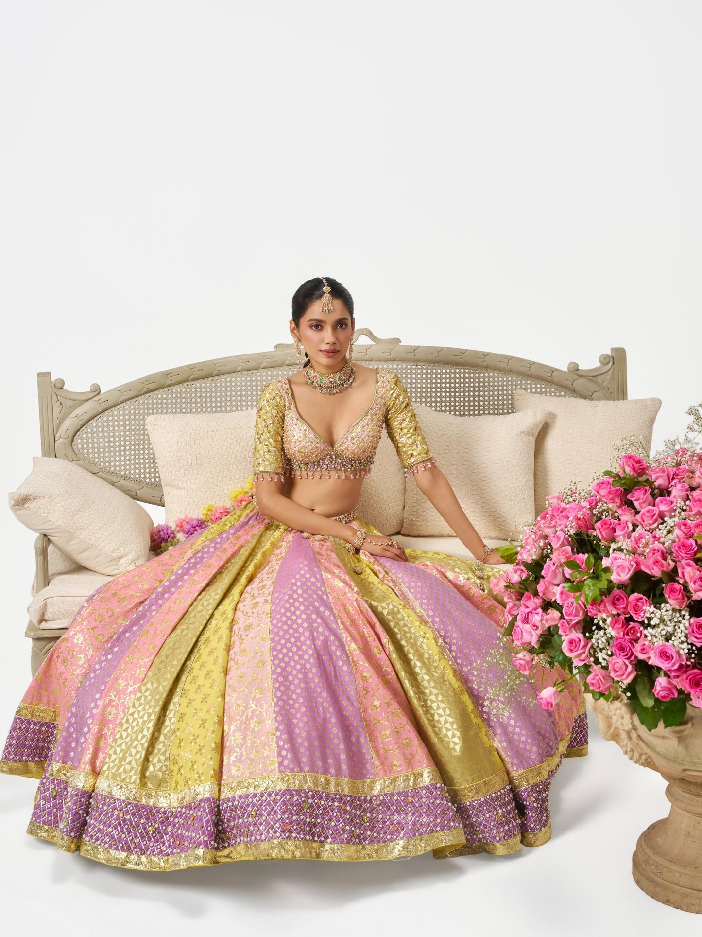 Mehbooba Lehenga Set - Multi