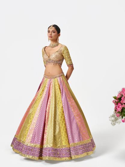 Mehbooba Lehenga Set - Multi