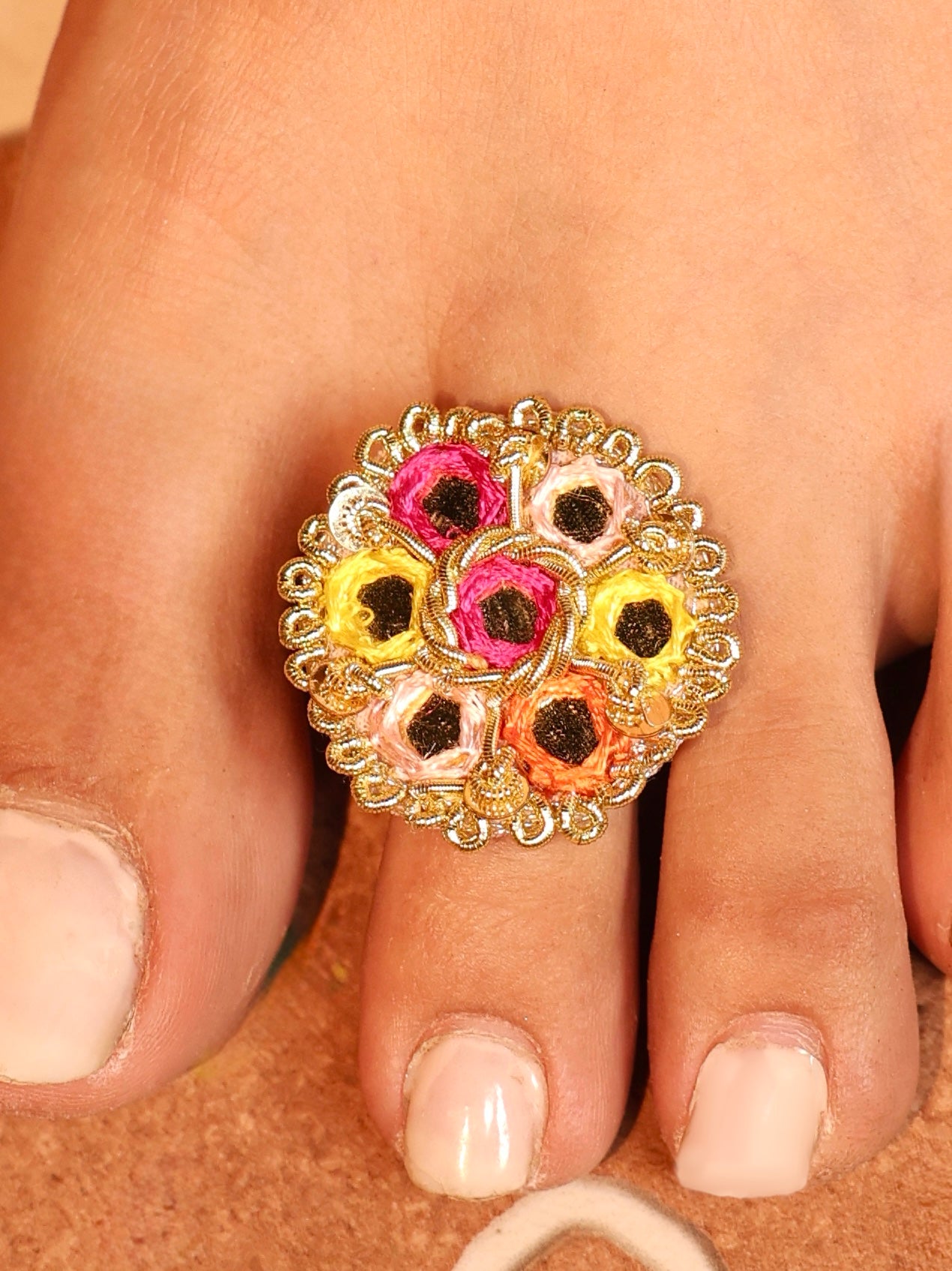 Gul Sitara Multi Toe Ring
