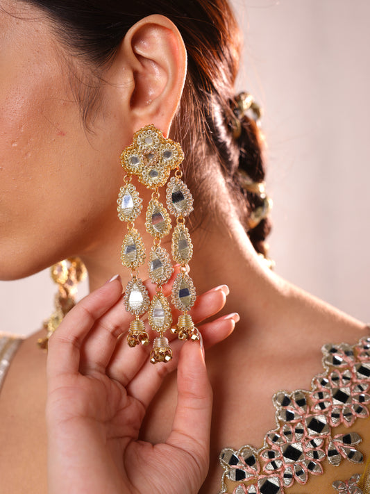 Ishq Gold Earrings