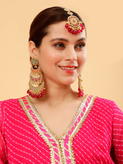 Layla (Earrings & Mangtikka)