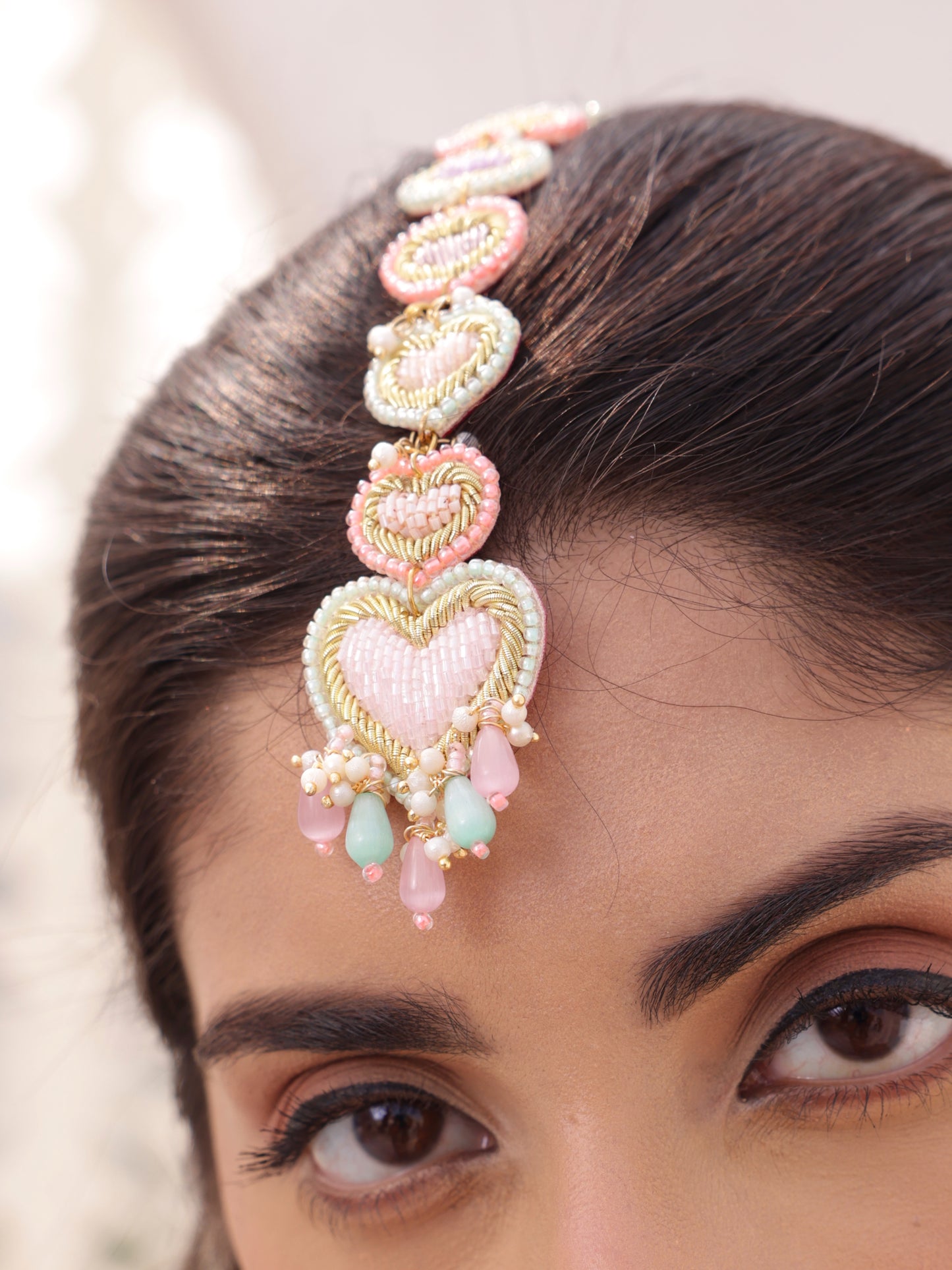 Love Bug (Stud Earrings, Mangtikka, Choker, Pair Of Bracelets & Ring)