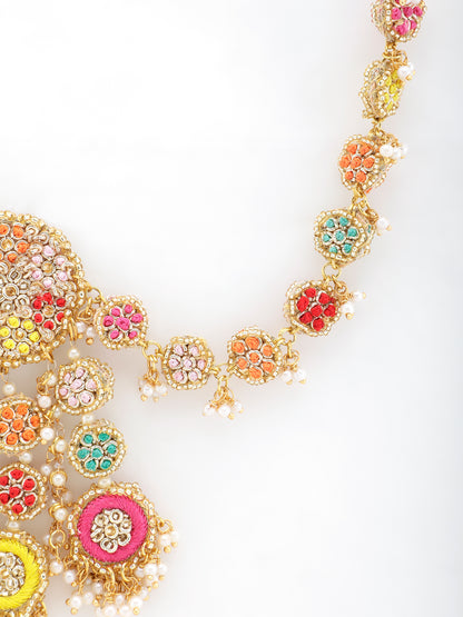 Ramya Earrings With Single Layer Earchain