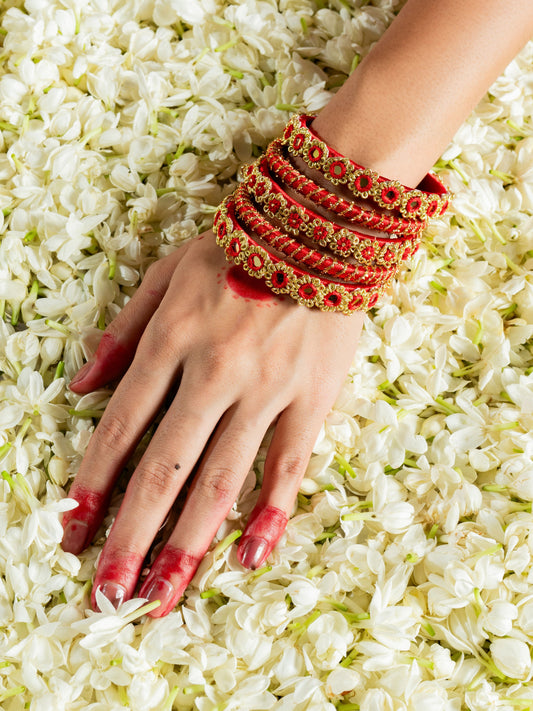 Sindoor Bangles (Set of 5)