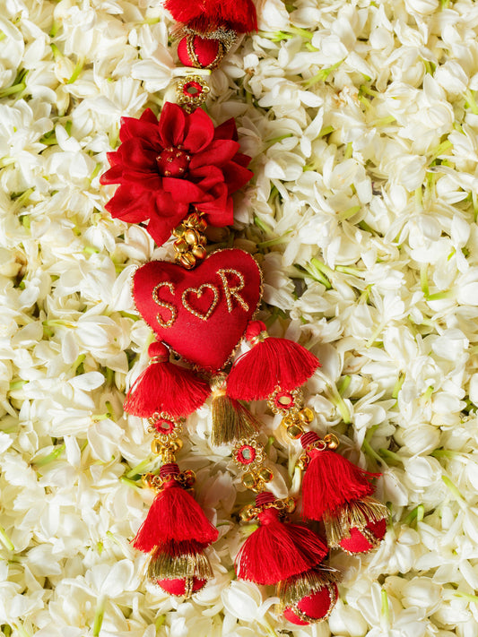 Sindoor Custom Initials Only Latkan (Single Hand)
