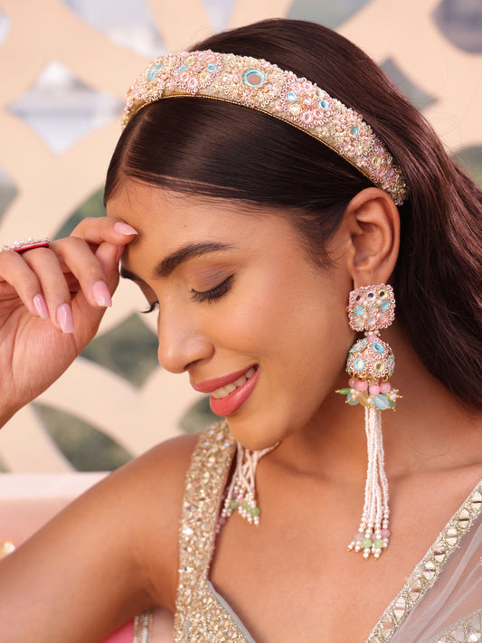 Ulfat (Jhumki Earrings & Hairband)