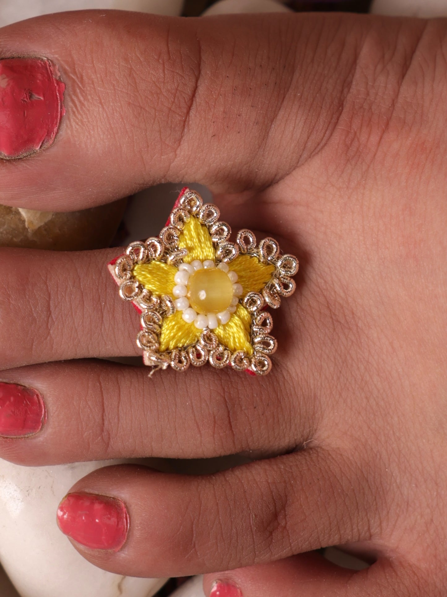 Blossom Toe Ring
