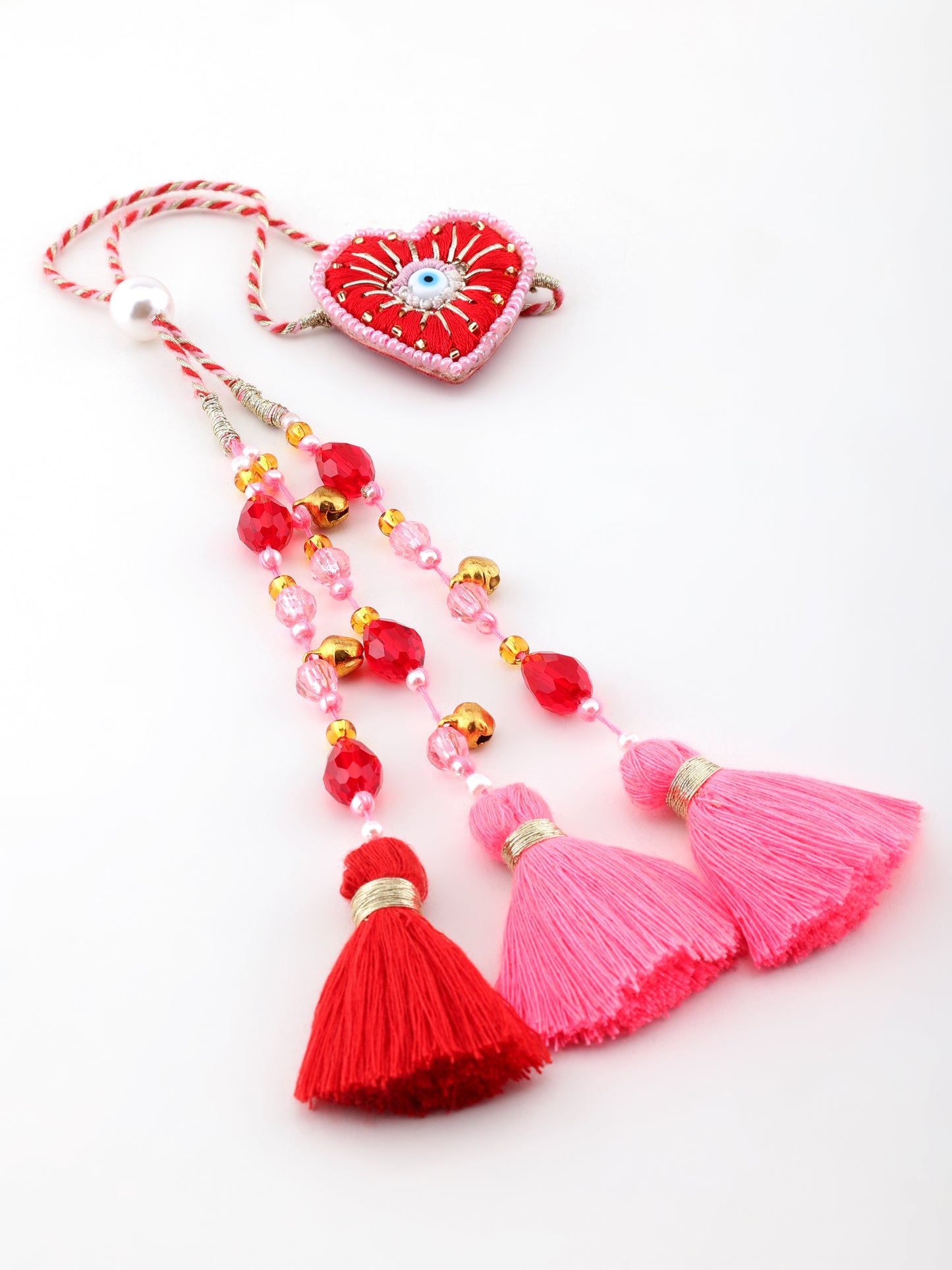 Evil Eye Heart Lumba Rakhi