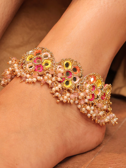 Gul Sitara Multi Pair of Payal