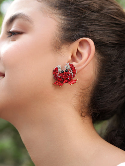 Mini Crab Earrings