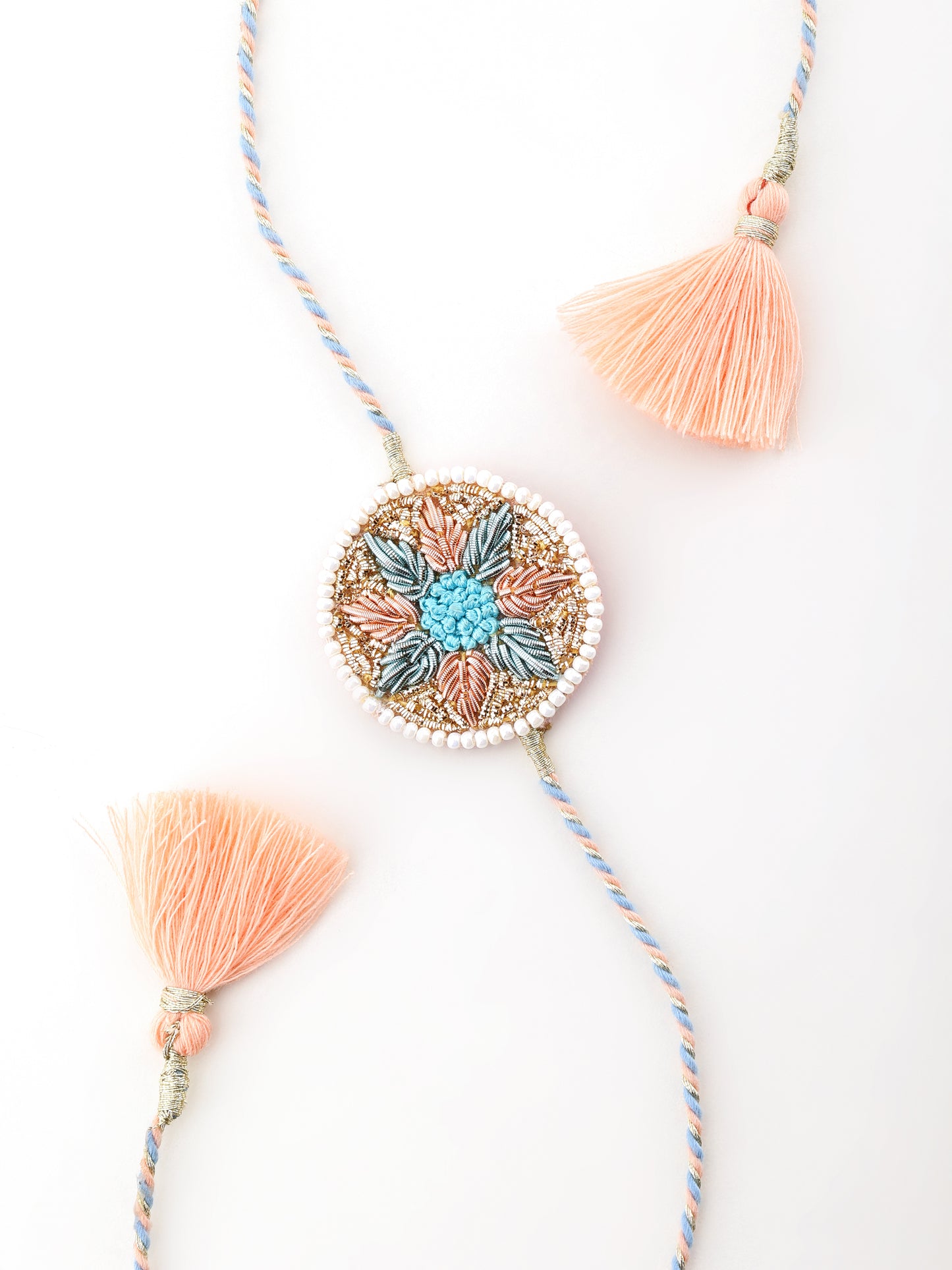 Pastel Flower Brother Rakhi