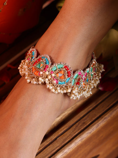 Phulkari Pair of Payal