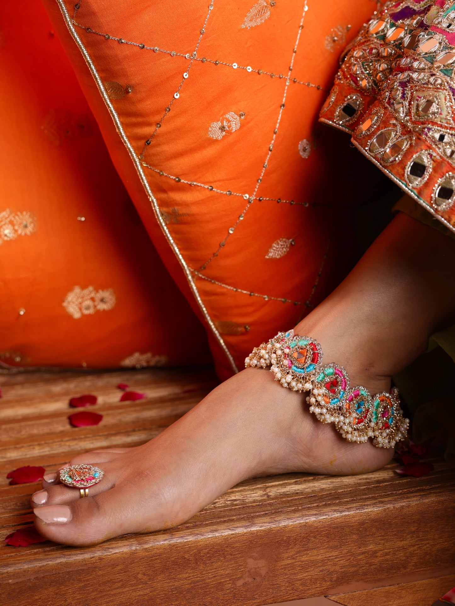 Phulkari Pair of Payal