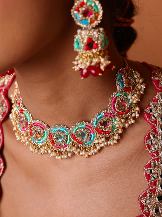 Phulkari Sleek Necklace