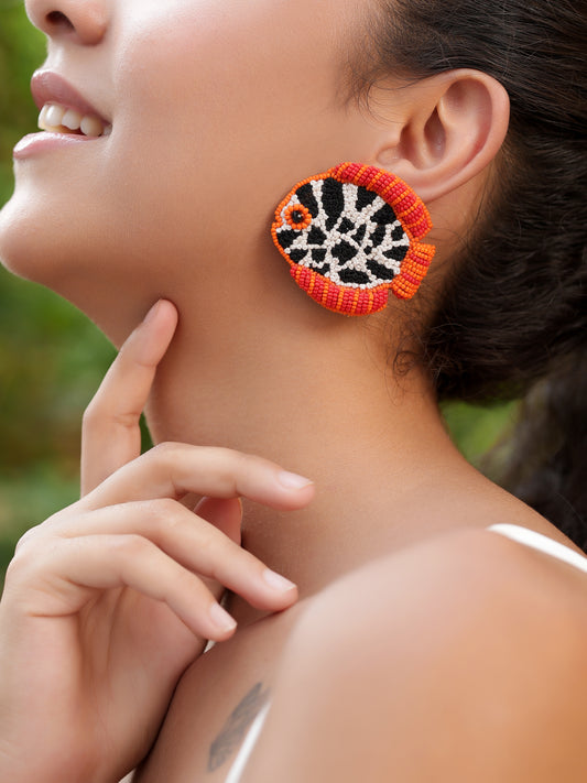 Puffer Fish Earrings
