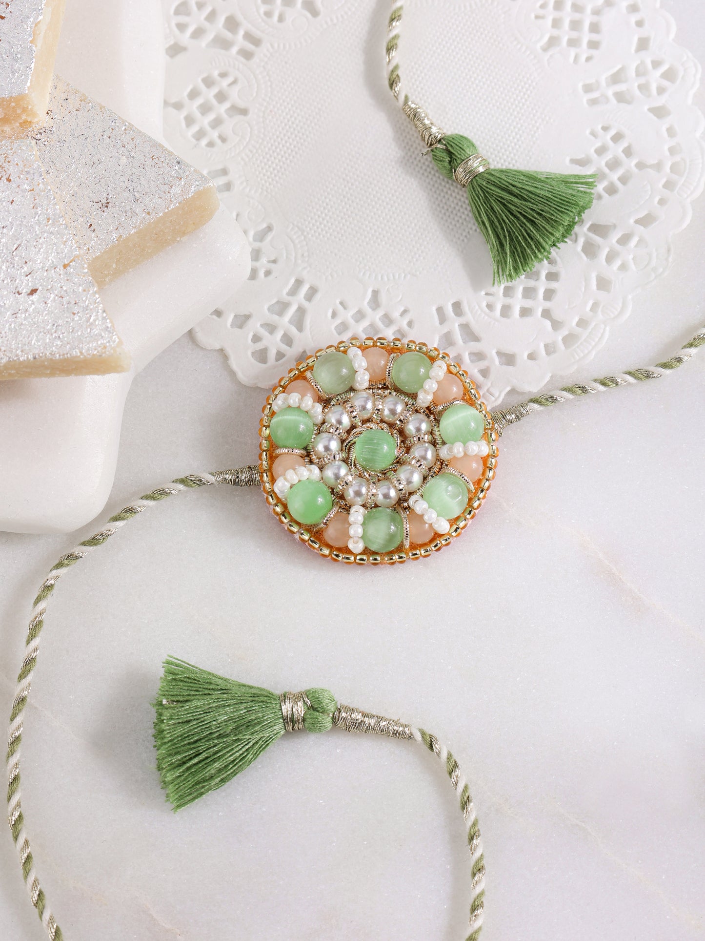 Semi-Precious Stone Brother Rakhi