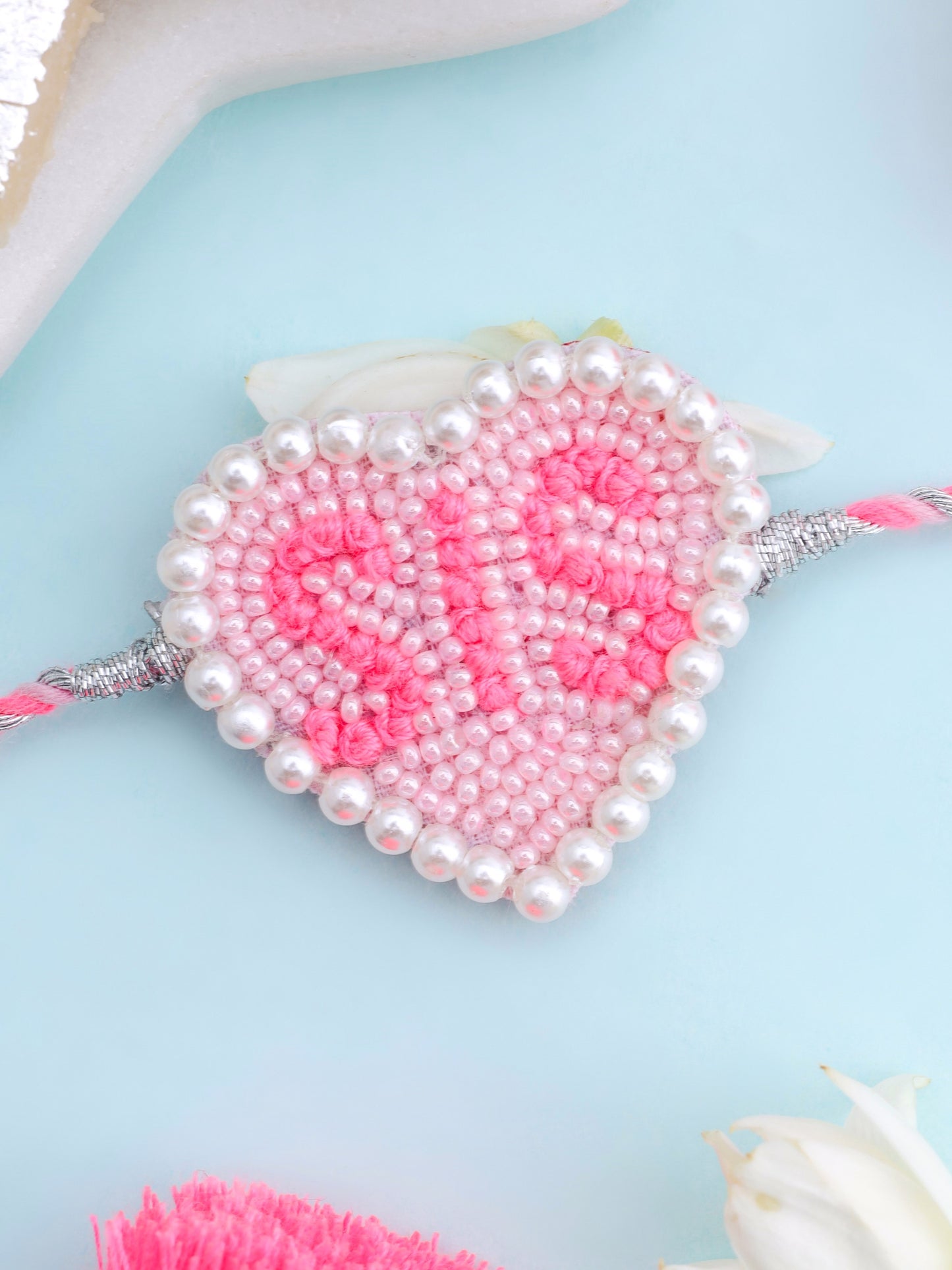 Sister Neon Pink & Red Rakhi 2024