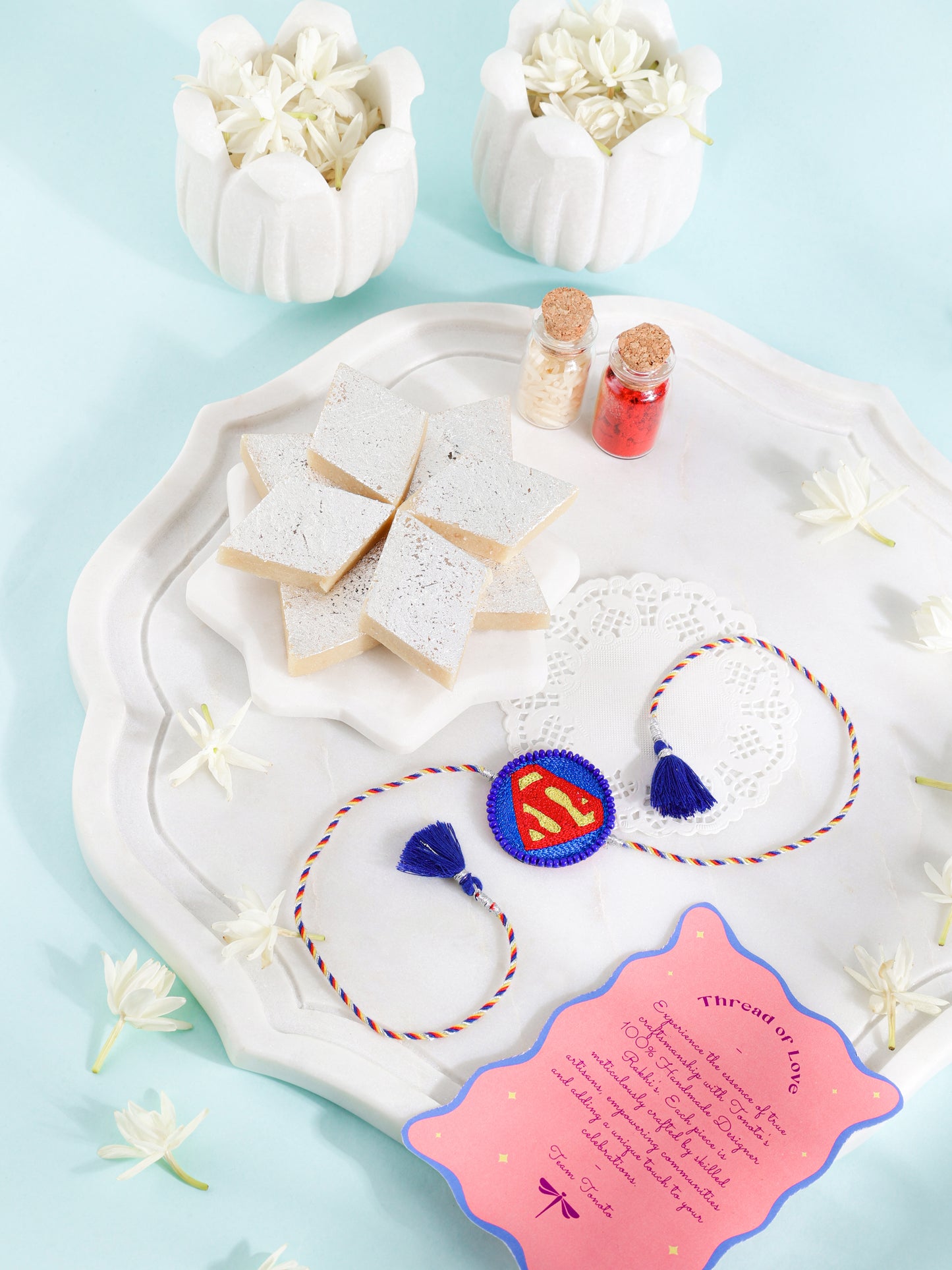 Superhero Rakhi - Red & Blue