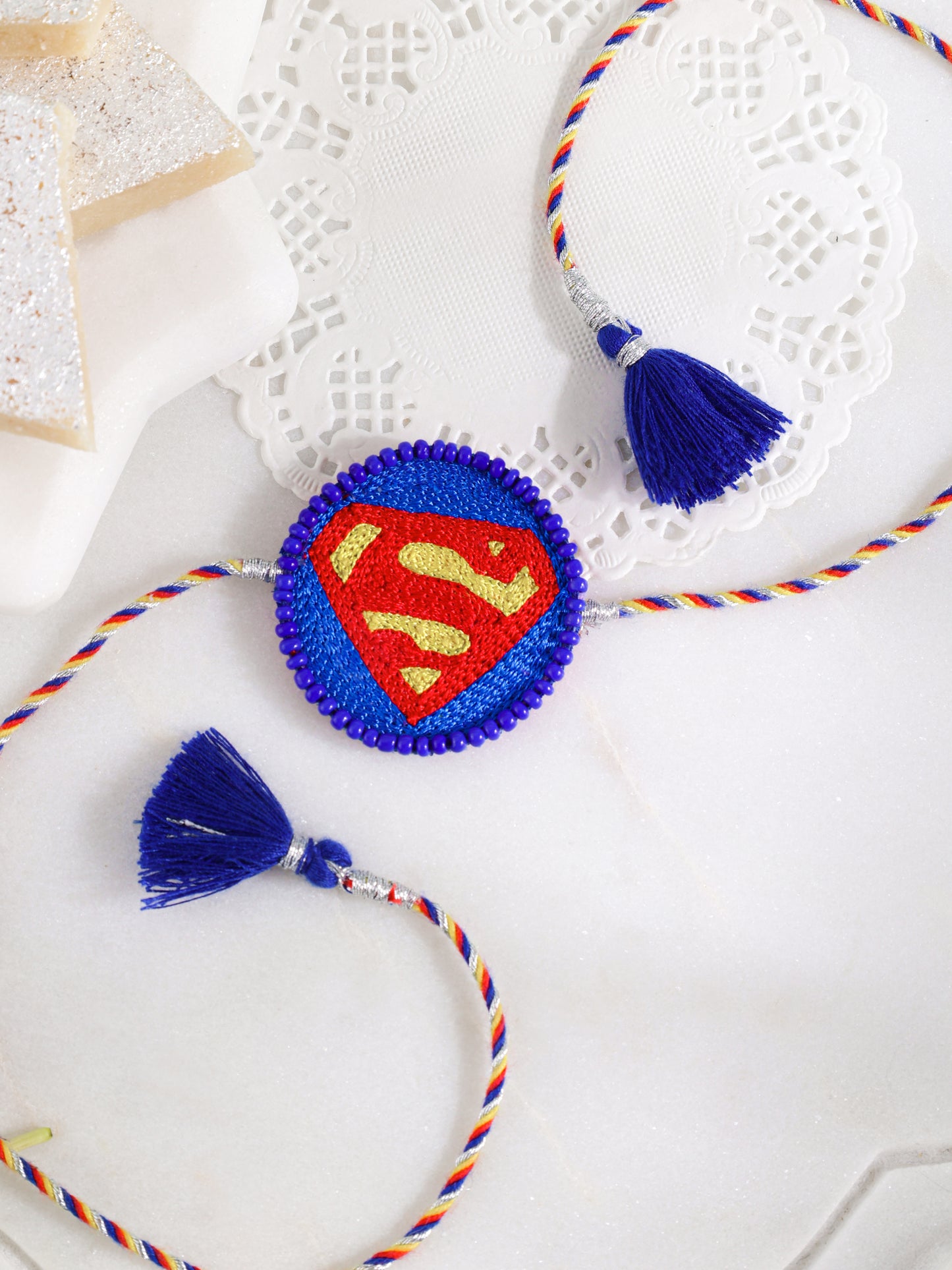Superhero Rakhi - Red & Blue