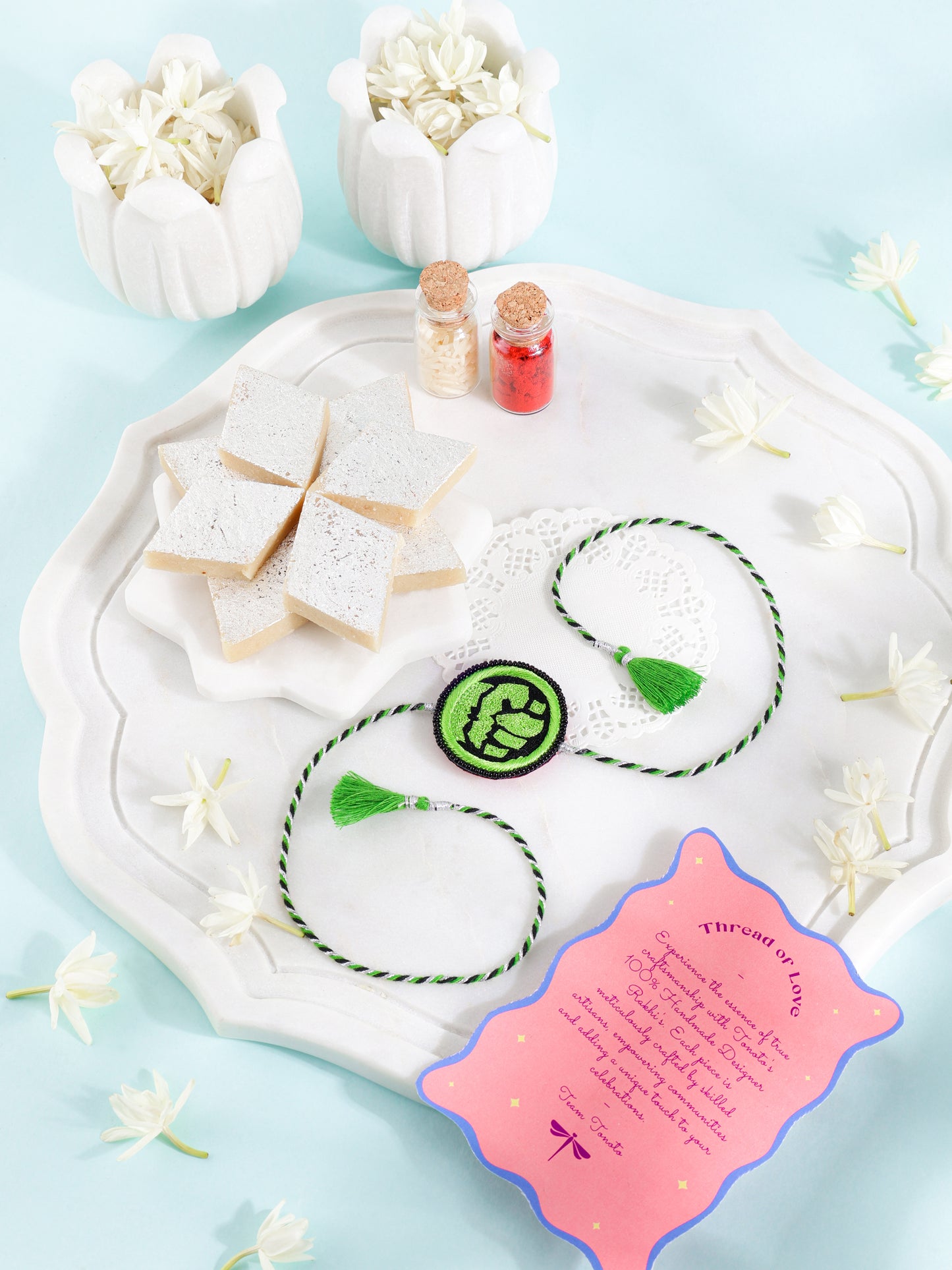 Superhero Rakhi - Green & Black