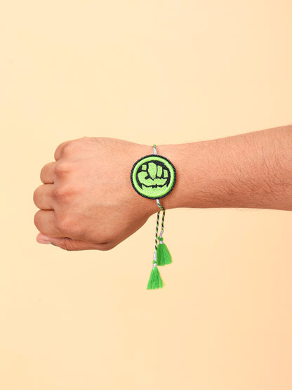 Superhero Rakhi - Green & Black
