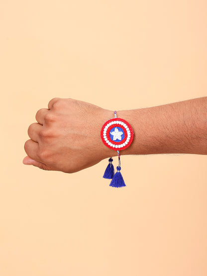 Superhero Rakhi - Red & White