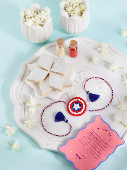 Superhero Rakhi - Red & White