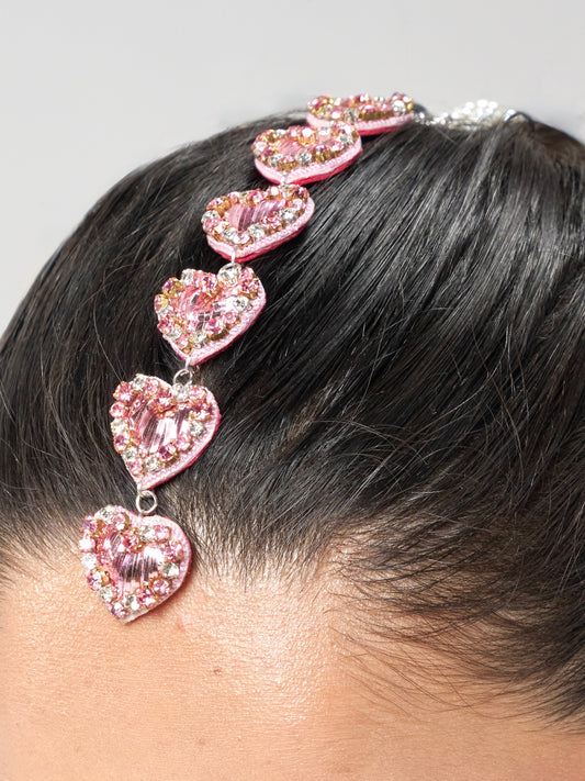 Sweetheart Sparkle Pink Mangtikka