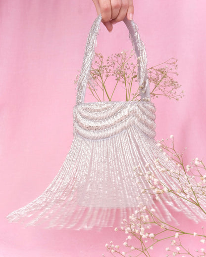 Chandelier Bucket Bag - Silver