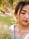 Flora Beaded Hoop Earrings - Tonoto (7722433380598)