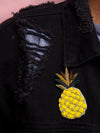 Pineapple Beaded Brooch - Tonoto.in (6778904281259)